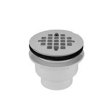 Jaclo 86562-PCH - 2'' PVC Large Body Complete Shower Drain with Snap in Drain Plate (Glue)
