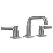 Jaclo 8883-SQL-PCH - Downtown  Contempo Faucet with Square Escutcheons & High Lever Handles