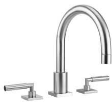 Jaclo 9981-TSQ459-TRIM-PCH - Contempo Uptown Roman Tub Set with Hub Base Lever Handles and Square Escutcheons