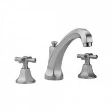 Jaclo 6872-T686-1.2-PCH - Astor High Profile Faucet with Hex Cross Handles- 1.2 GPM