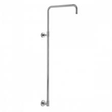 Jaclo EXP-90NSND-PCH - Subway Line 90° Exposed Pipe Shower Rail- No Slider No Diverter