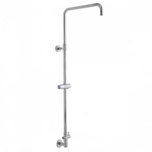 Jaclo EXP-90SD-PCH - Subway Line 90° Exposed Pipe with Handheld Slider & Diverter