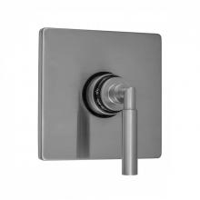 Jaclo T759-TRIM-PCH - Square Plate with Hub Base Lever Trim for Thermostatic Valves (J-TH34 & J-TH12)