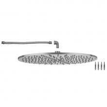 Jaclo S218-1.75-PCH - 16'' Round Square Flush Mount Rain Machine®- 1.75 GPM