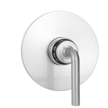Jaclo T358-TRIM-PCH - Round Plate With Contempo Lever Handle Trim For Thermostatic Valves (J-TH34 & J-TH12)