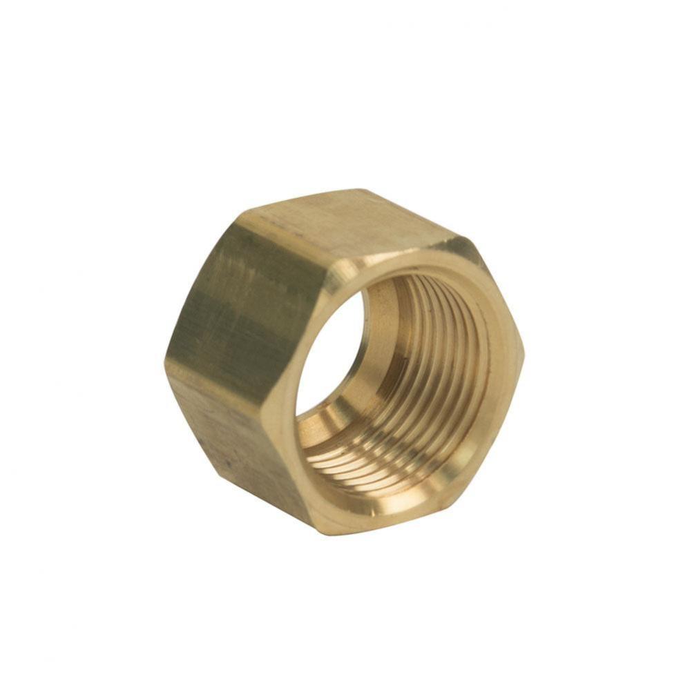 CMP NUT 1/2OD CHR