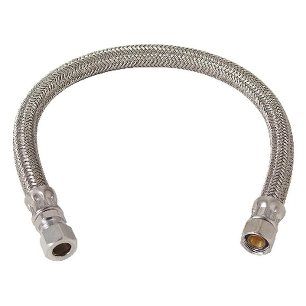 Poly Brd Faucet Conn. W/ Kc Nosepiece - 3/8'' Comp X 3/8'' Comp X 20'&apo