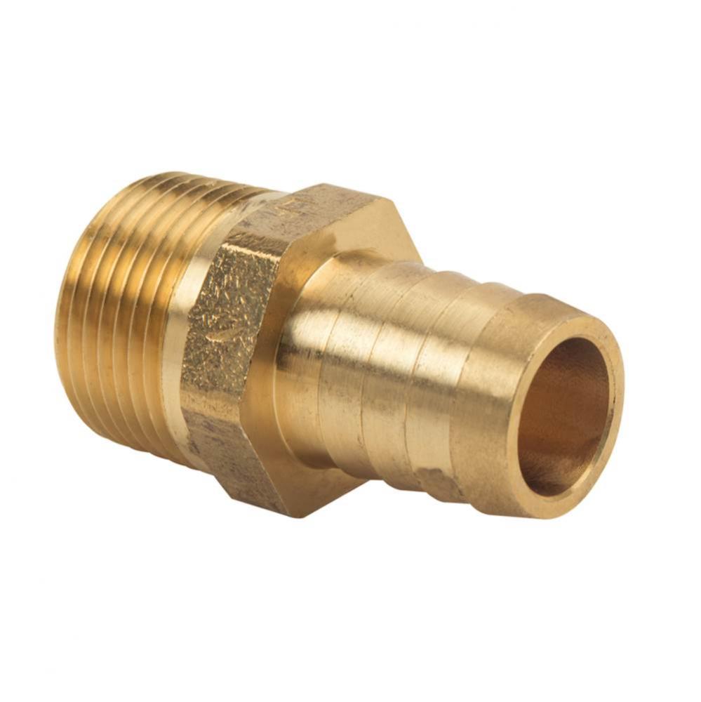 Male Hose Barb Adaptor, 3/4'' Id Hose Barb X 3/4'' Mip