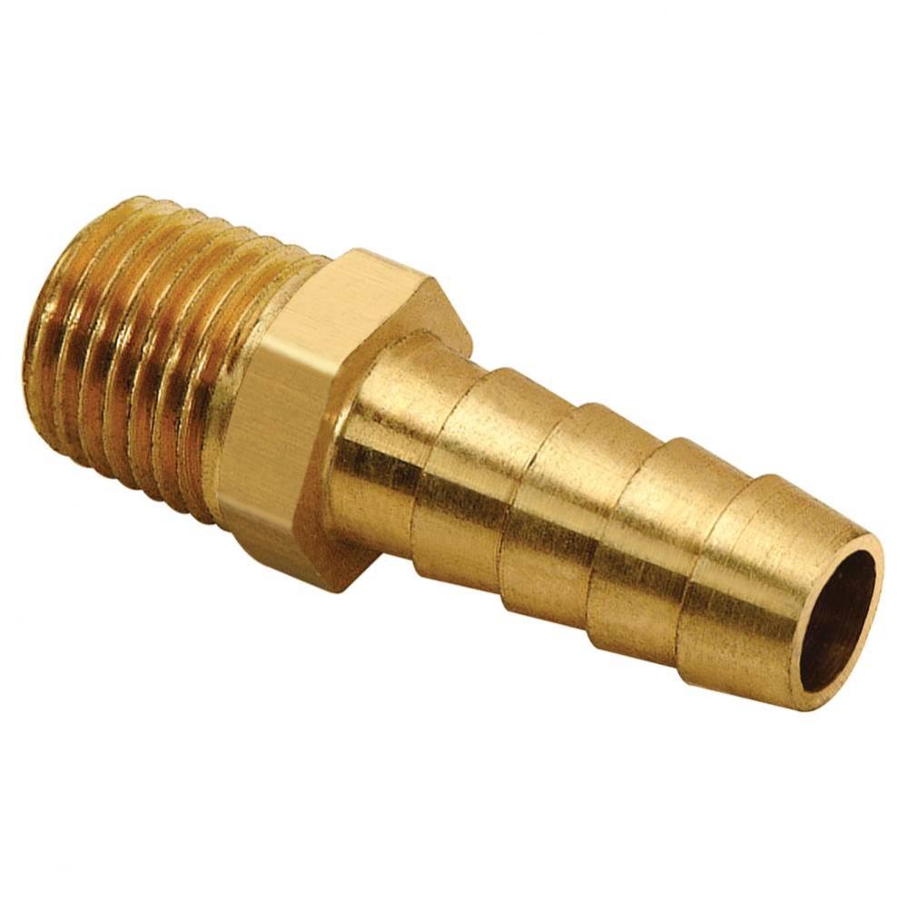 MALE HOSE BARB ADAPTOR, 1/2'' ID HOSE BARB X 1/4'' MIP
