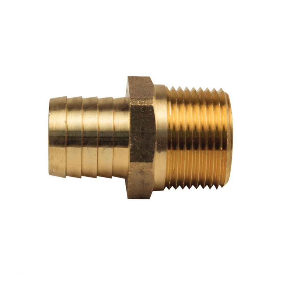 Male Hose Barb Adaptor, 1'' Id Hose Barb X 1'' Mip