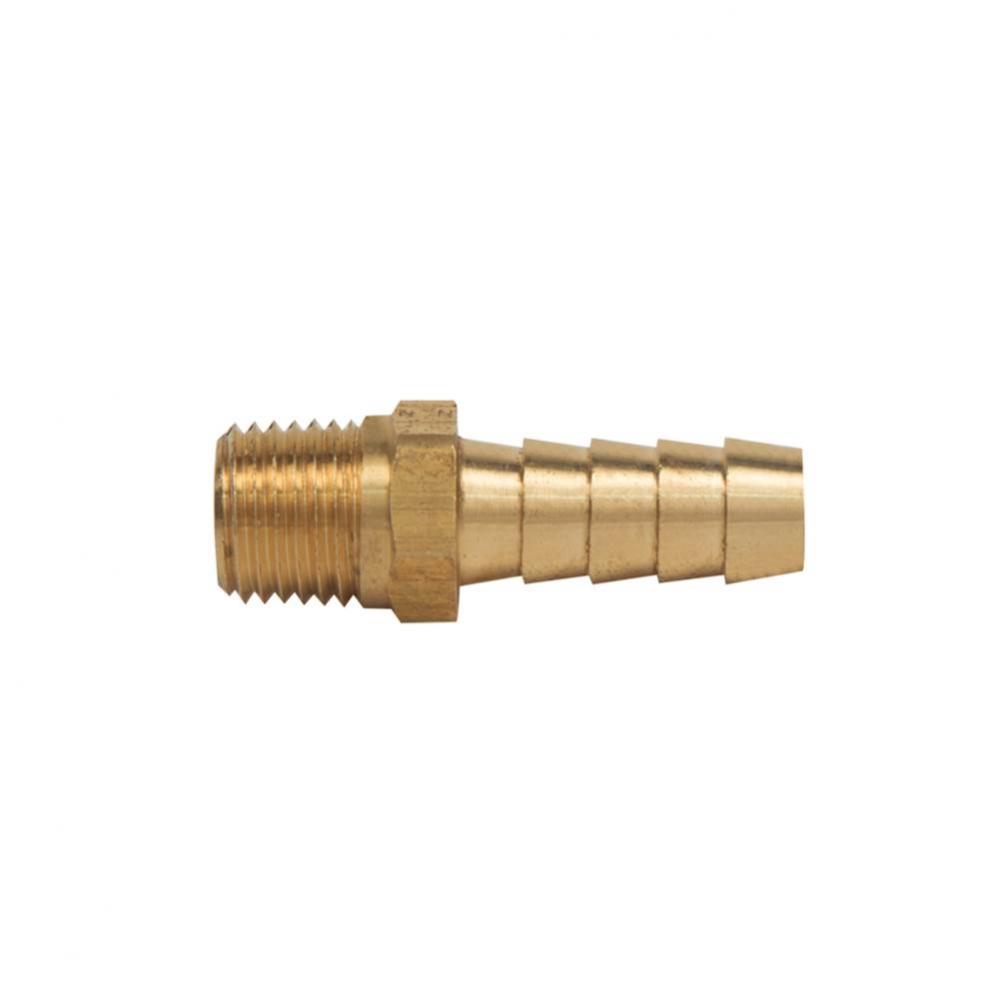 Male Hose Barb Adaptor, 3/8'' Id Hose Barb X 1/4'' Mip