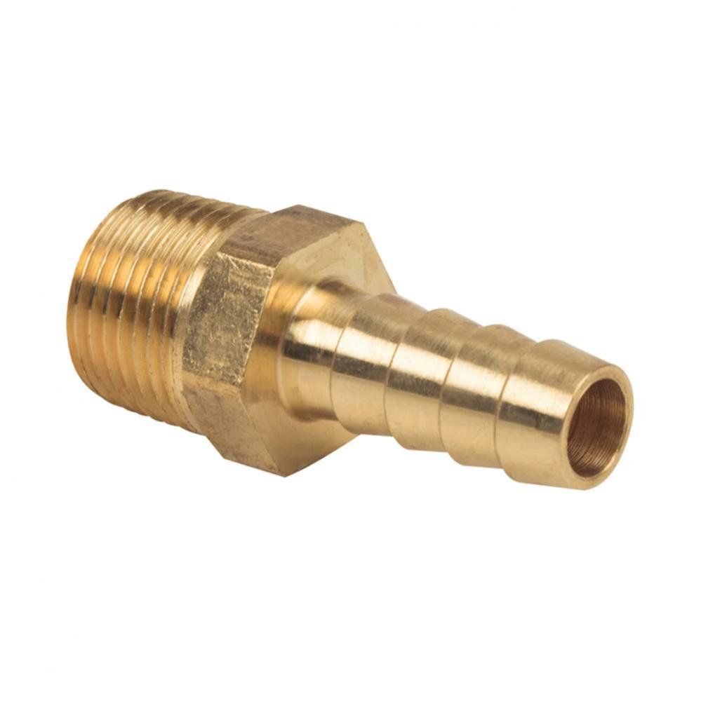 Male Hose Barb Adaptor, 3/8'' Id Hose Barb X 3/8'' Mip