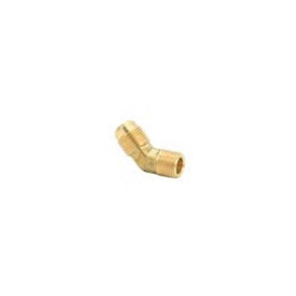 FLARE 45 degree MALE REDUCING ELBOW , 1/4'' OD TUBE X 1/8'' MIP