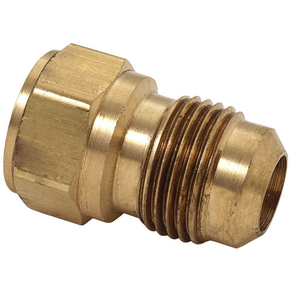 FLARE FEMALE REDUCING ADAPTOR, 3/8'' OD TUBE X 1/4'' FIP
