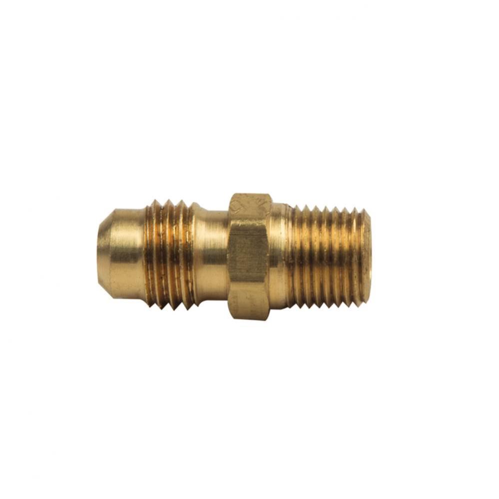 Flare Male Reducing Adaptor, 1/4'' Od Tube X 1/8'' Mip
