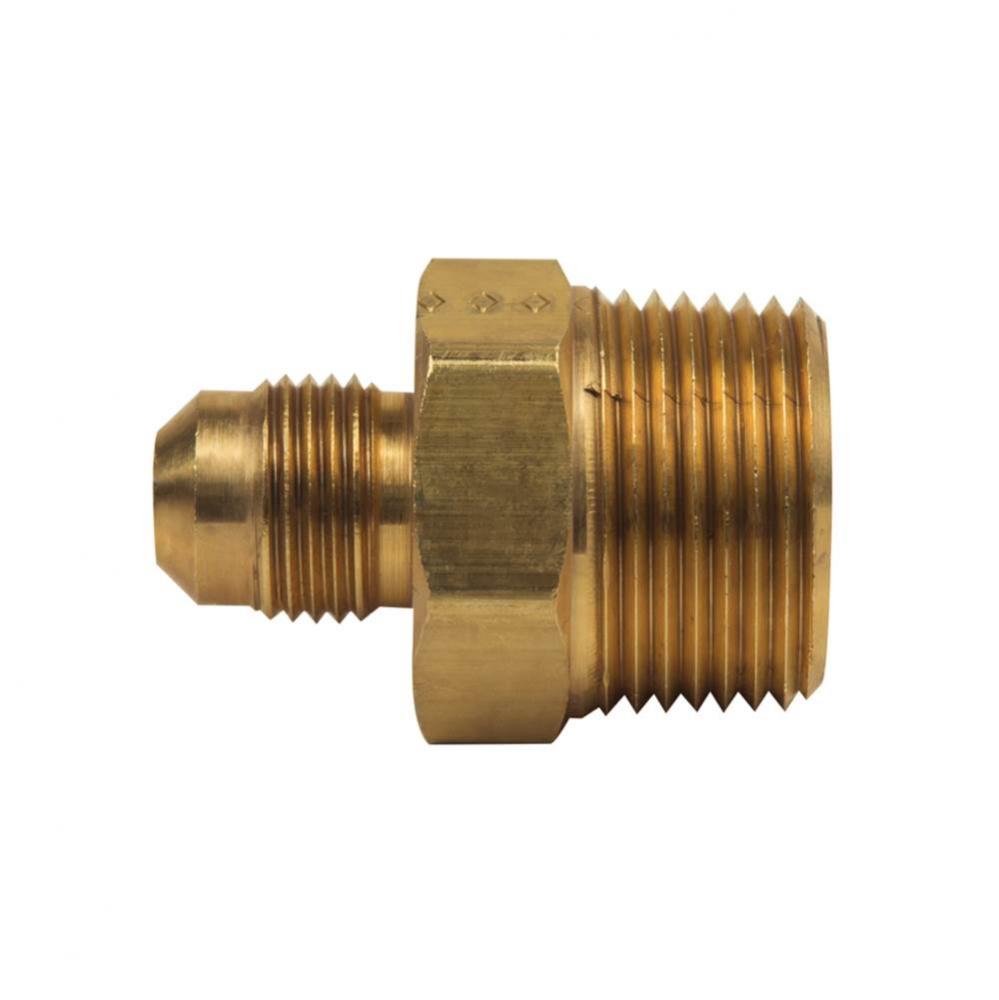 Flare Male Reducing Adaptor, 3/8'' OD Tube X 3/4'' MIP