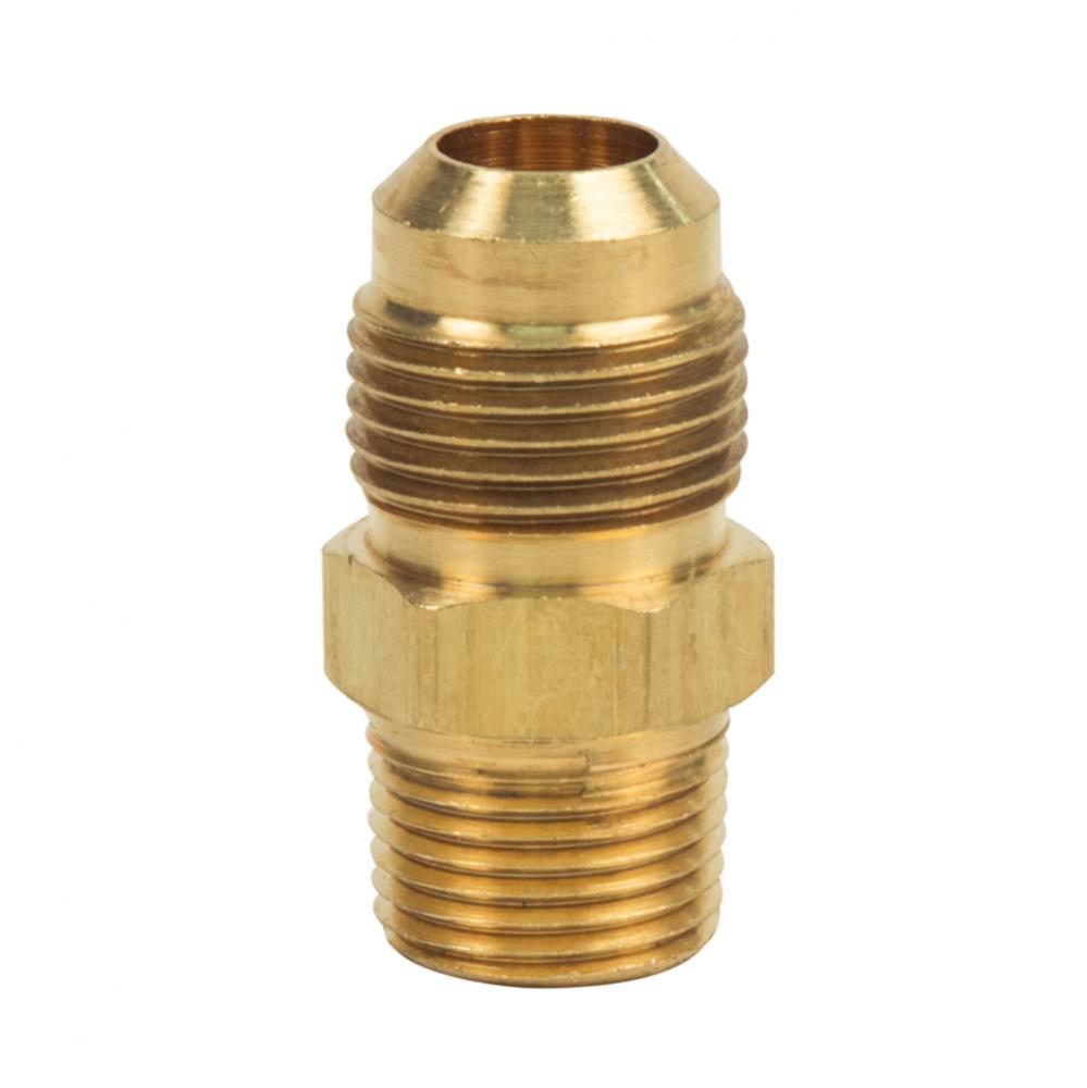 Flare Male Reducing Adaptor, 3/8'' Od Tube X 1/4'' Mip