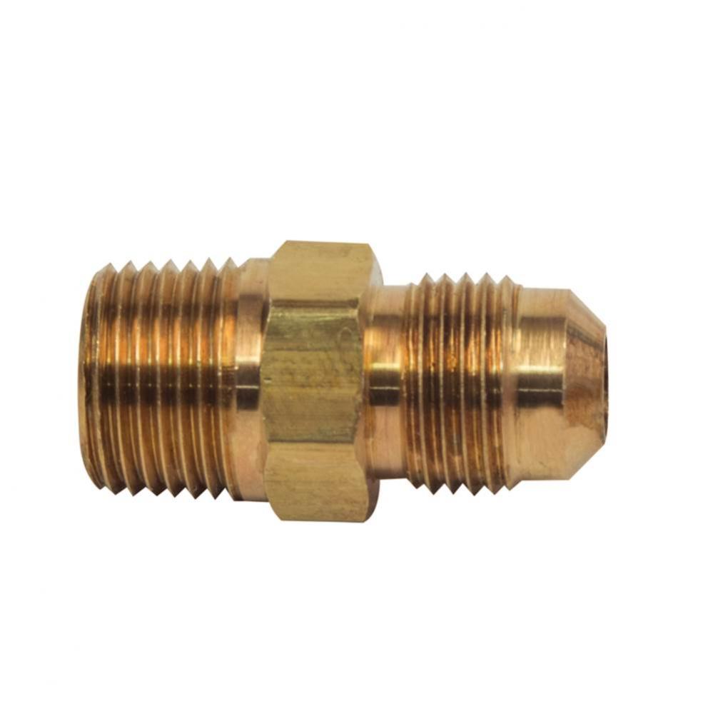 Flare Male Adaptor, 3/8'' OD Tube X 3/8'' MIP