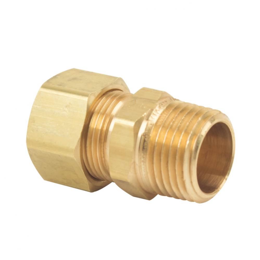Compression Male Reducing Adaptor, 5/8'' Od Tube X 1/2'' Mip
