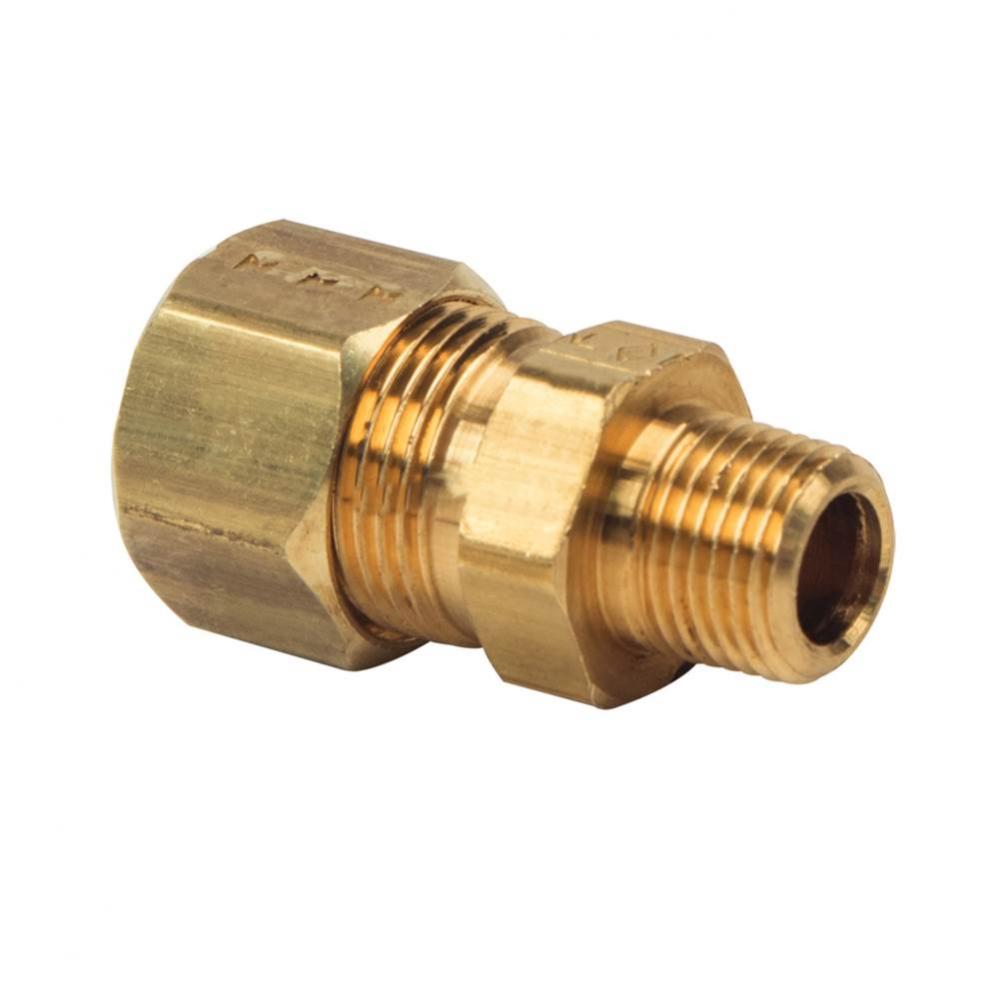 Compression Male Reducing Adaptor, 3/8'' Od Tube X 1/8'' Mip