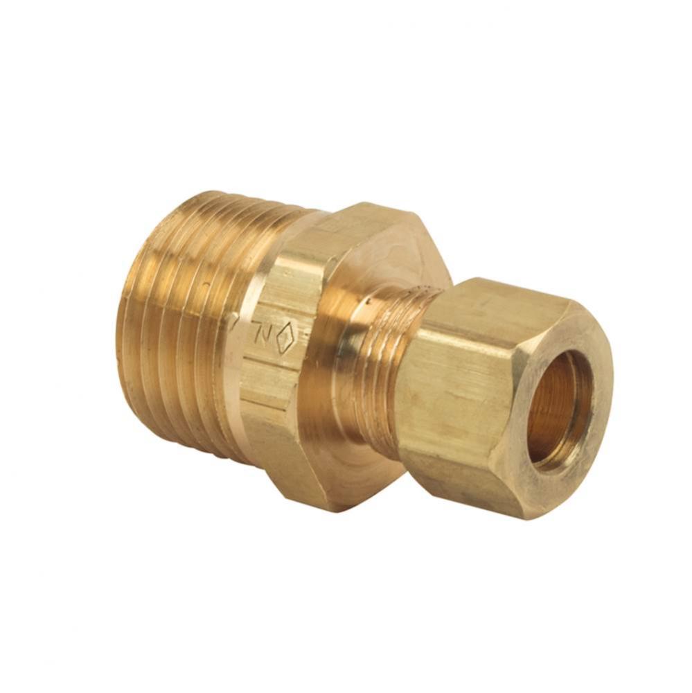 Compression Male Reducing Adaptor, 3/8'' Od Tube X 1/2'' Mip