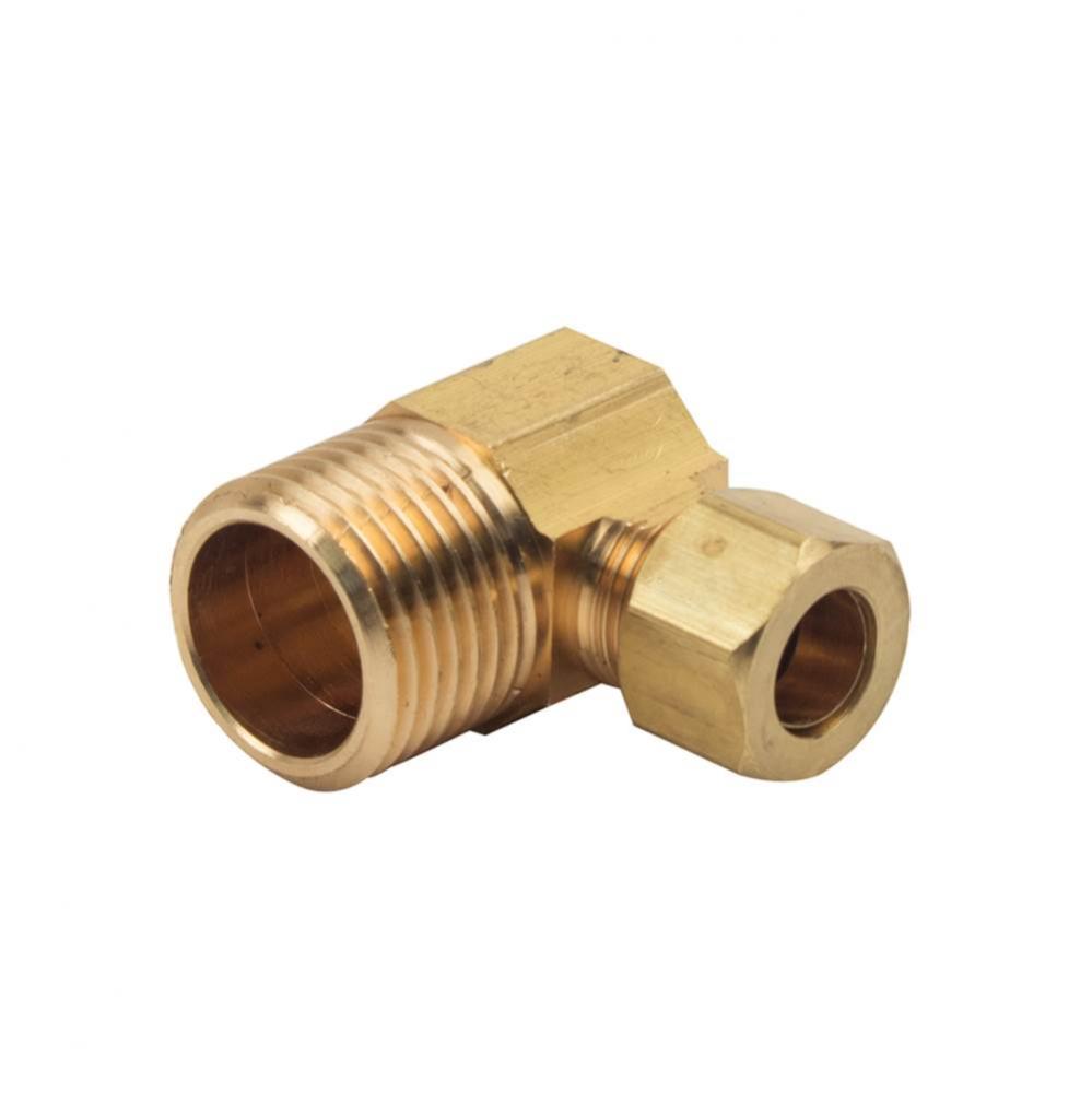 Brass Fitting - Comp X Mip Elbow 3/8'' Od Tube X 1/2'' Mip