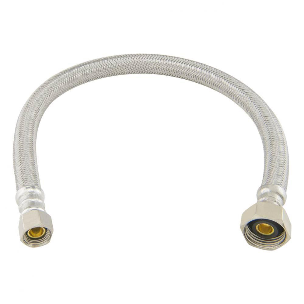 Poly Brd Faucet Conn. - 3/8'' Comp X 1/2'' Fip X 16''