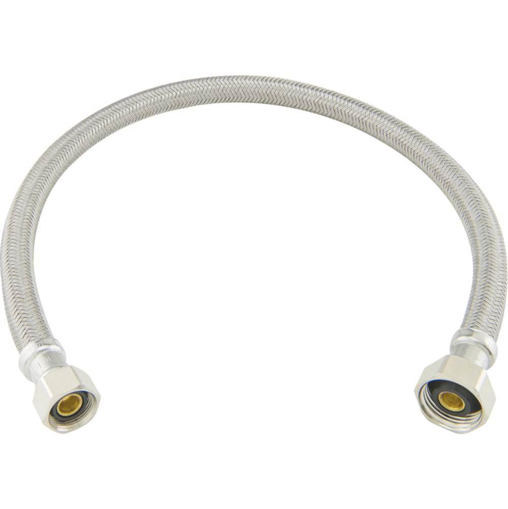 Poly Brd Faucet Conn. - 3/8'' Comp X 1/2'' Fip X 20''