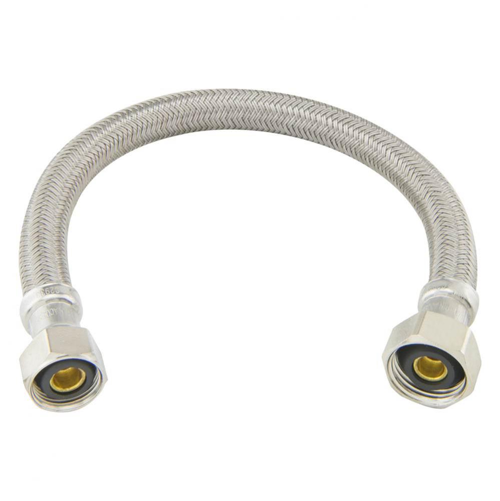 Poly Brd Faucet Conn. - 1/2'' Comp X 1/2'' Fip X 16''