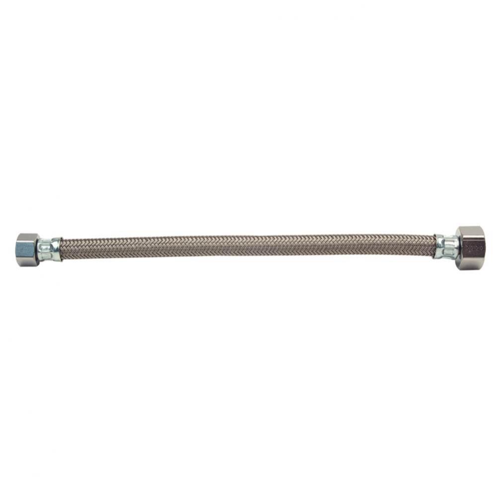 POLY BRD TOILET CONN. - 1/2'' COMP X 7/8'' BALLCOCK W/ METAL NUT X 12'&ap