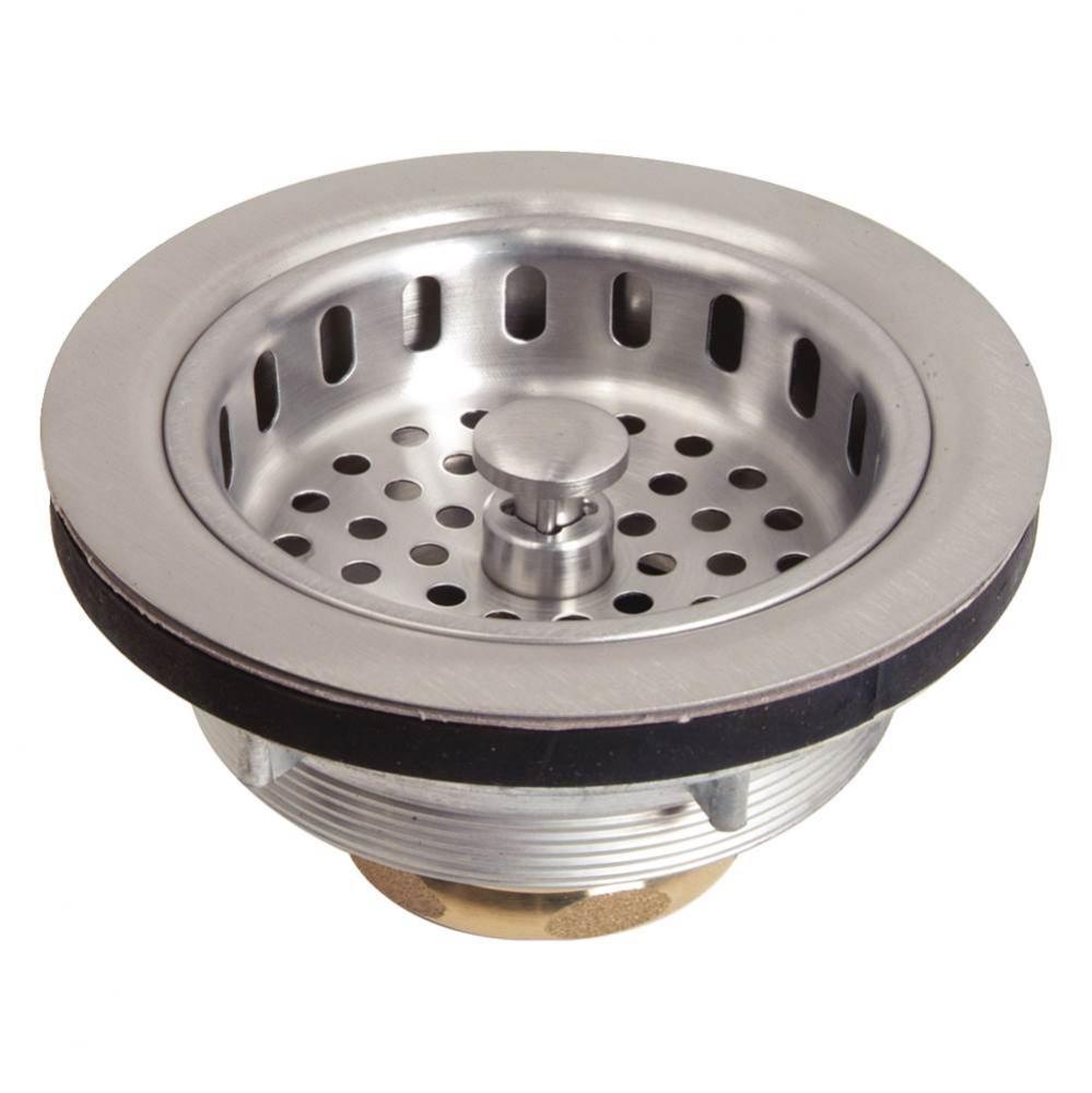 Spf Brs Lrg Bskt Strnr - 3-1/2'' Post Style Basket W/ Nuts And Washers