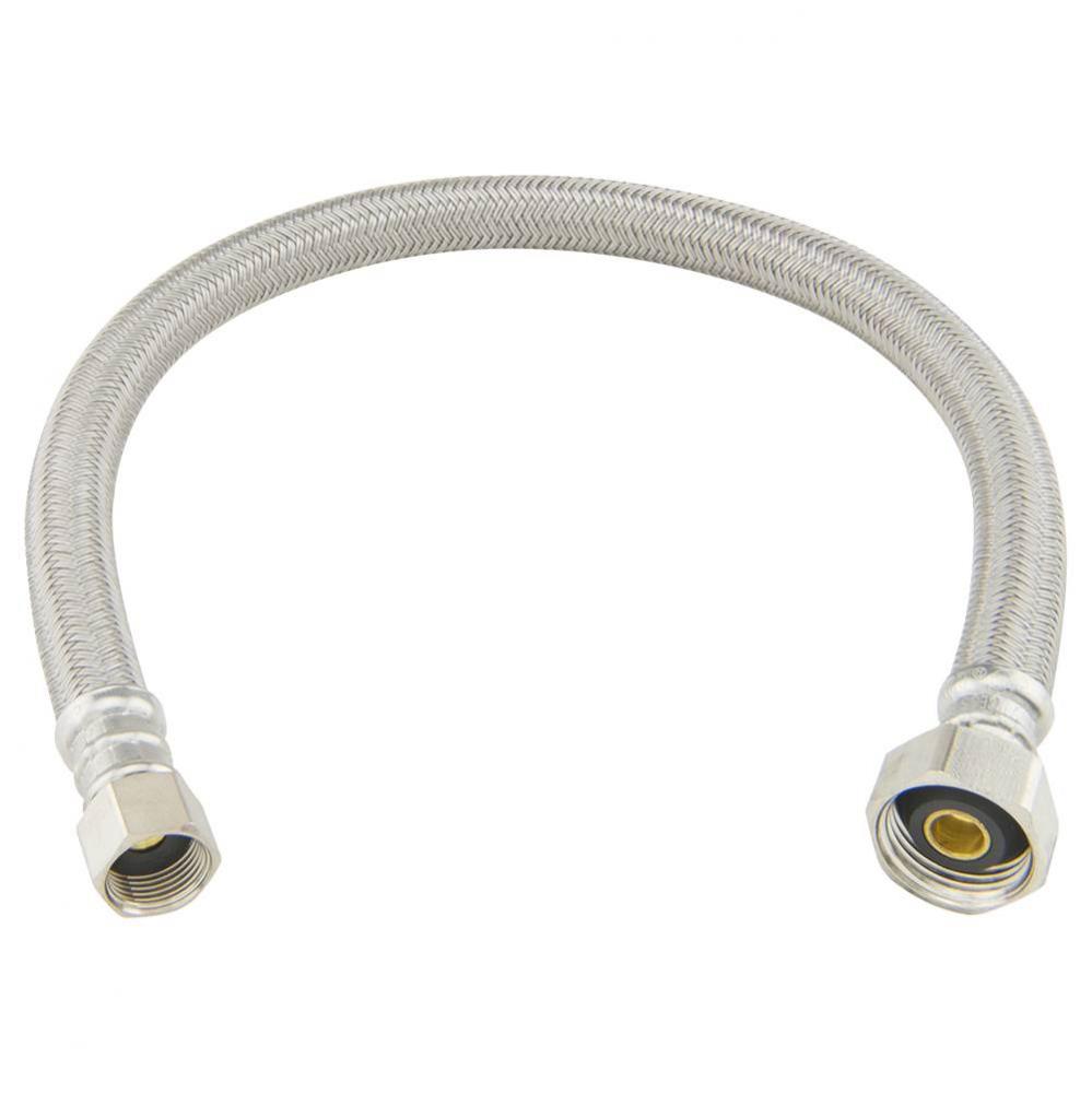 Poly Brd Faucet Conn. - 3/8'' Flare X 1/2'' Fip X 16''