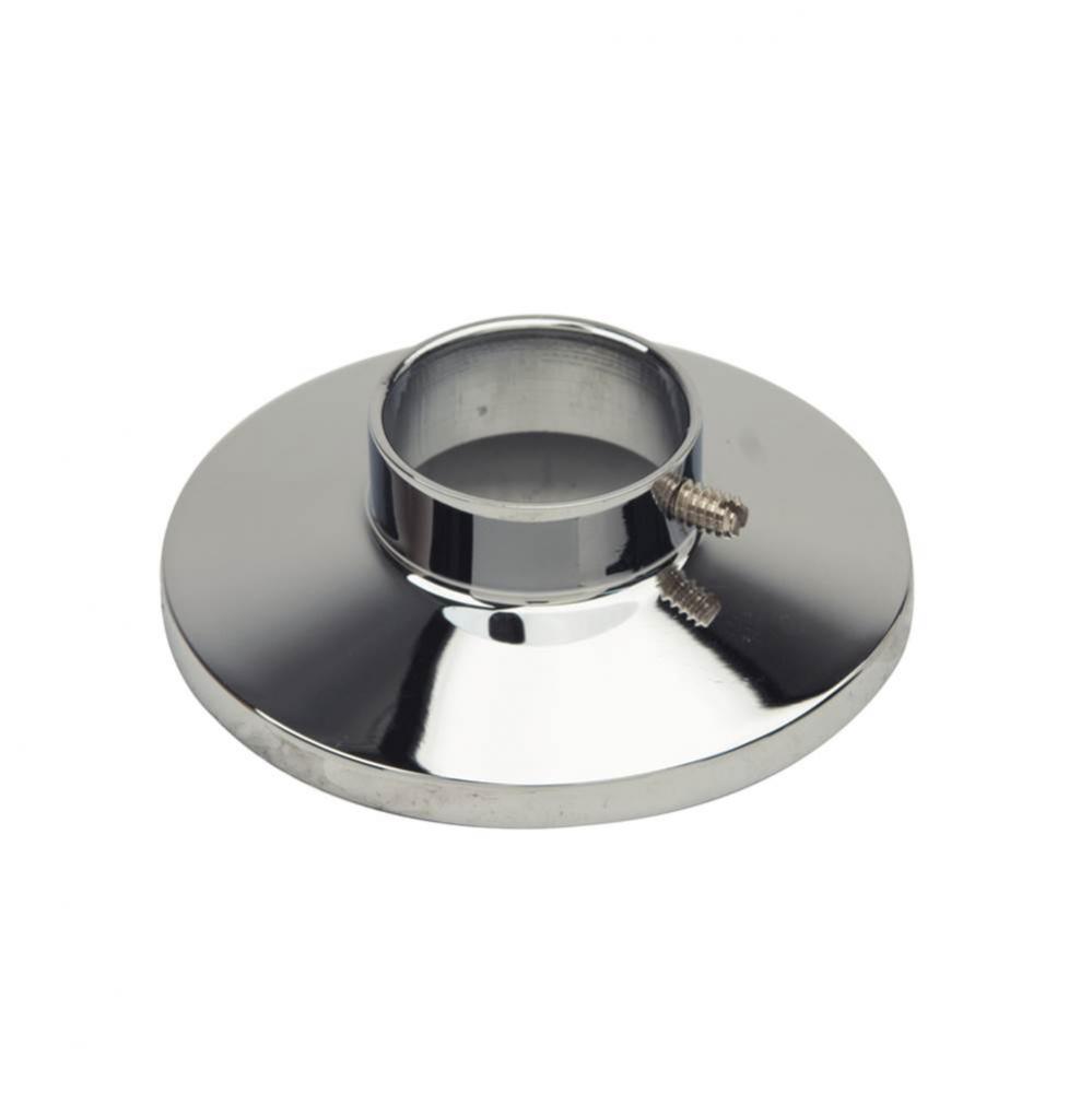 Cast Brass Escutcheons W/ Set Screw - 1/2'' Ip Shallow, Chrome