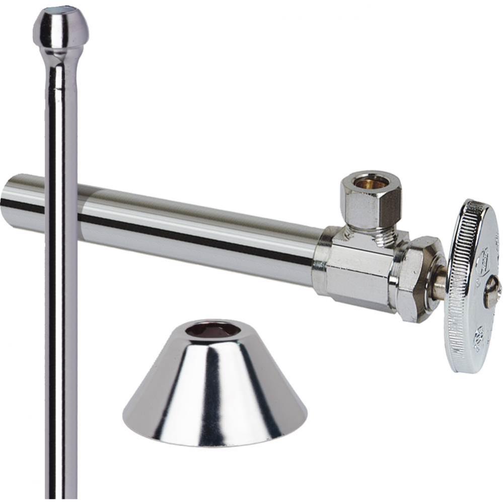 Faucet Mt Sup. Kit W/ 5'' Swt Ext. - Ang/Ris - 1/2'' Nom Swt X 3/8''