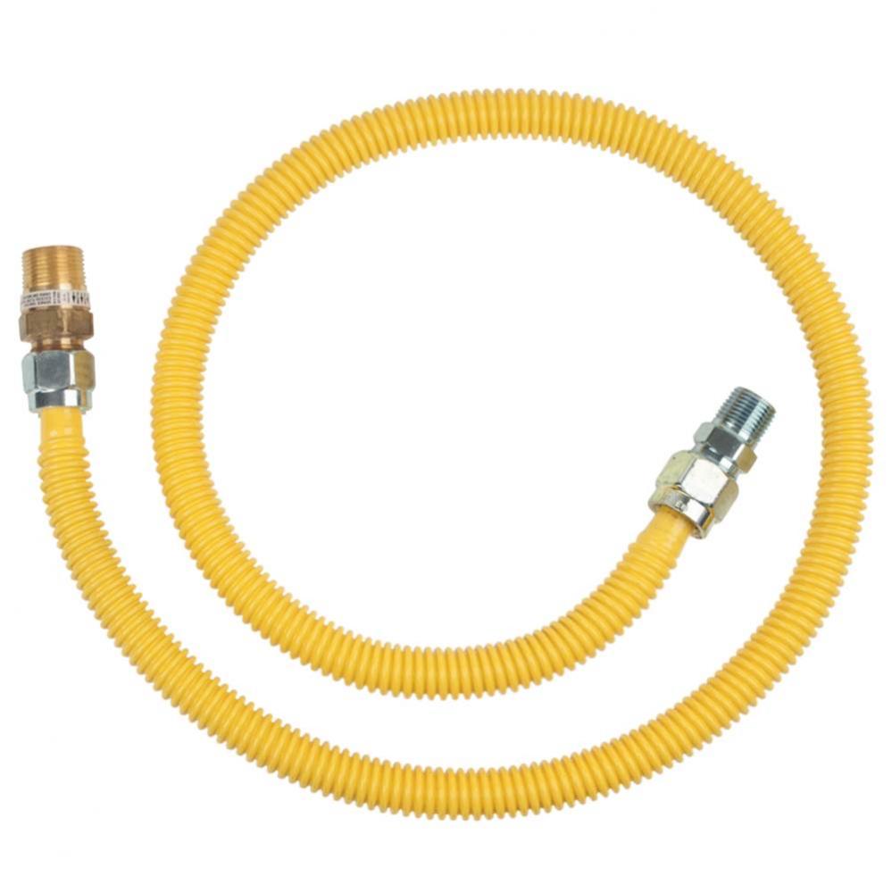 Css Efv Gas Conn 5/8'' Od X 1/2'' Fip Efv X 1/2'' Mip X 48'&apo