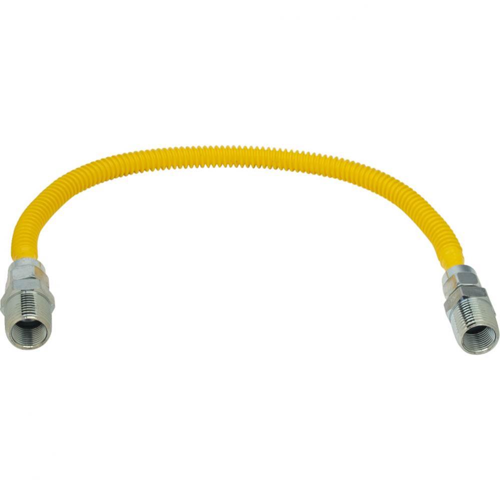 Css Gas Conn 3/8'' Od X 1/2'' Mip X 1/2'' Mip X 18''