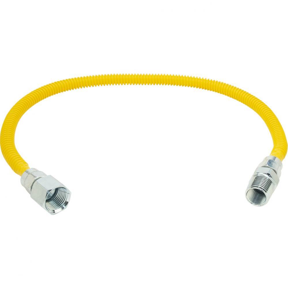 Css Gas Conn 3/8'' Od X 1/2'' Mip X 3/8'' Mip X 24''