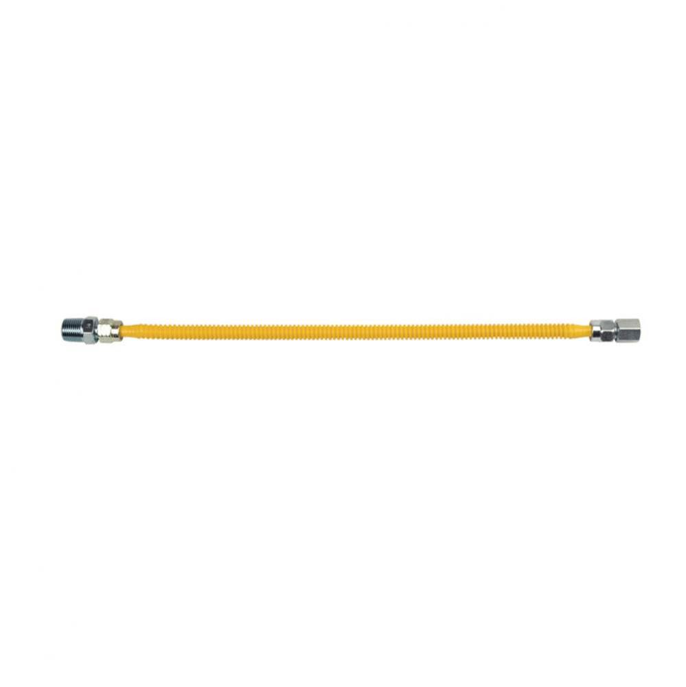 Css Gas Conn 3/8'' Od X 1/2'' Mip X 3/8'' Fip X 18''