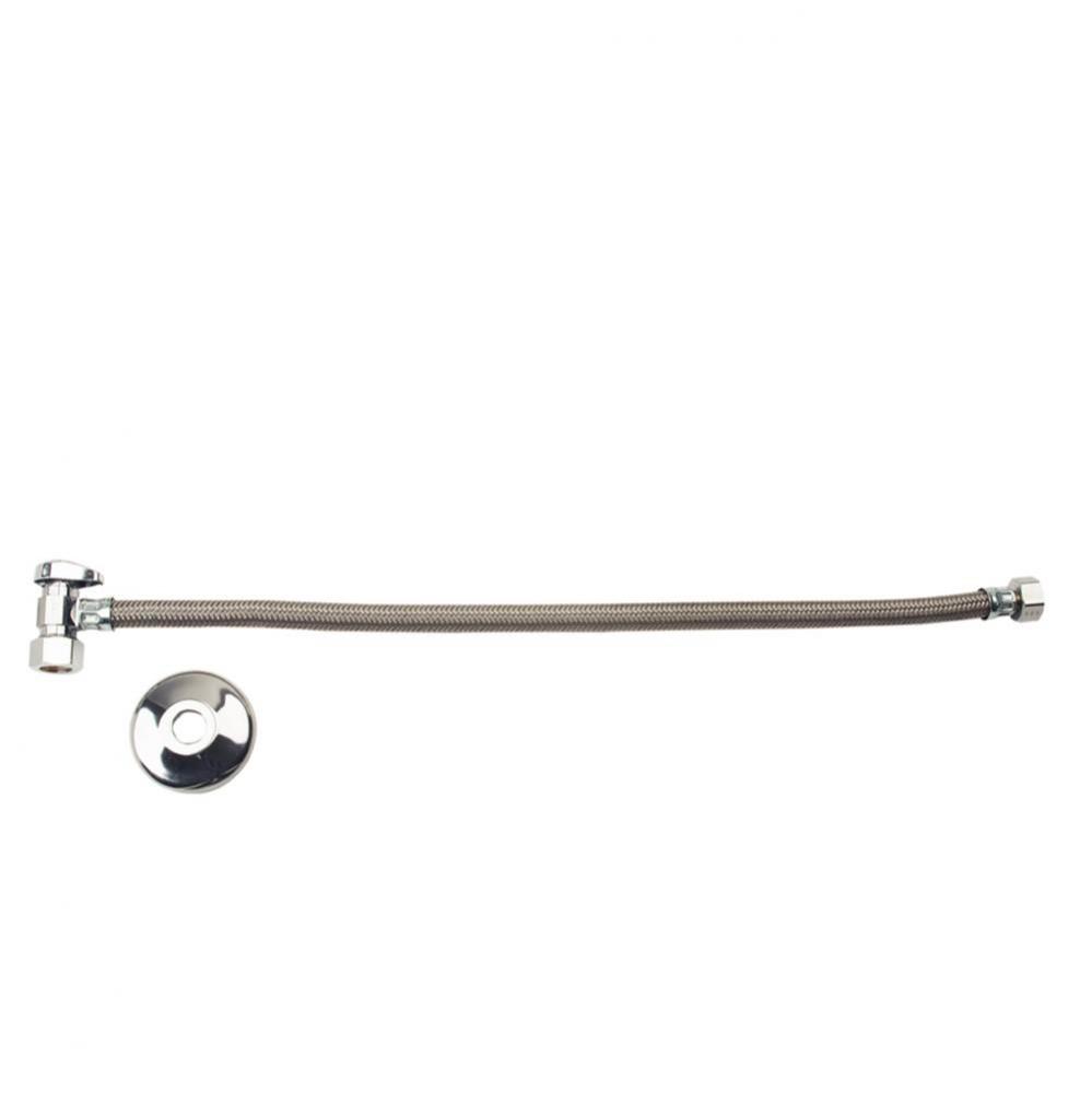 Faucet 1/4 Turn One-Pc Supply - Ang Stop/Brd Conn. - 1/2'' Nom Comp X 1/2'' Fi