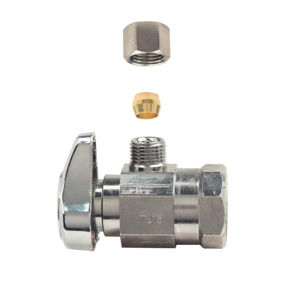 1/4 Turn Supply Stop - Angle - 1/2'' Fip X 3/8'' Od Comp