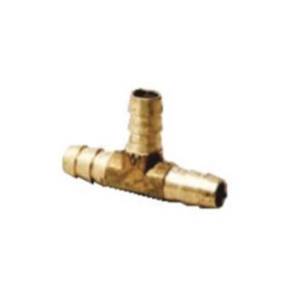 Hose Barb Tee, 3/8'' Id Hose Barb, All 3 Ends