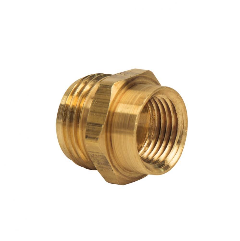 Male Hose Adaptor (Fip End), 3/4'' Male Hose Thread X 1/2'' Fip