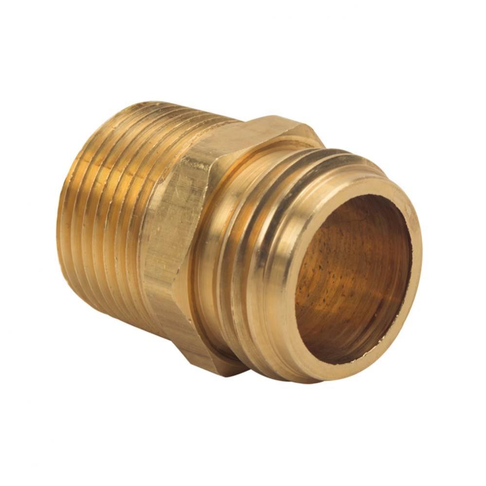 Male Hose Adaptor (Mip End), 3/4'' Mip X 3/4'' Male Hose Thread