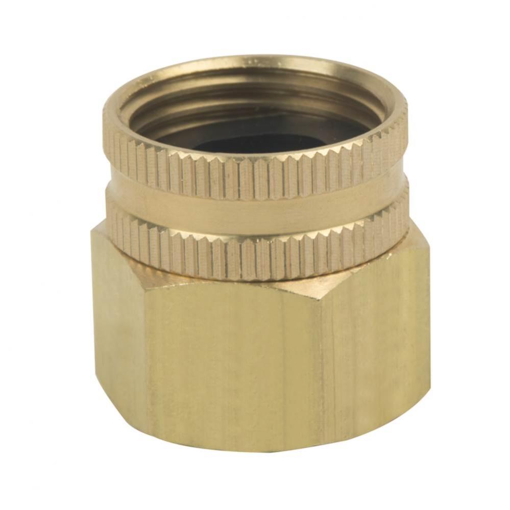 Female Swivel Hose Adaptor (Fip End), 3/4'' Fip X 3/4'' Female Hose Thread