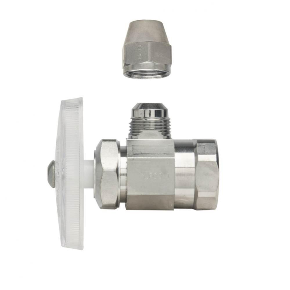 Multi-Turn Supply Stop - Angle - 1/2'' Fip X 3/8'' Od Flare