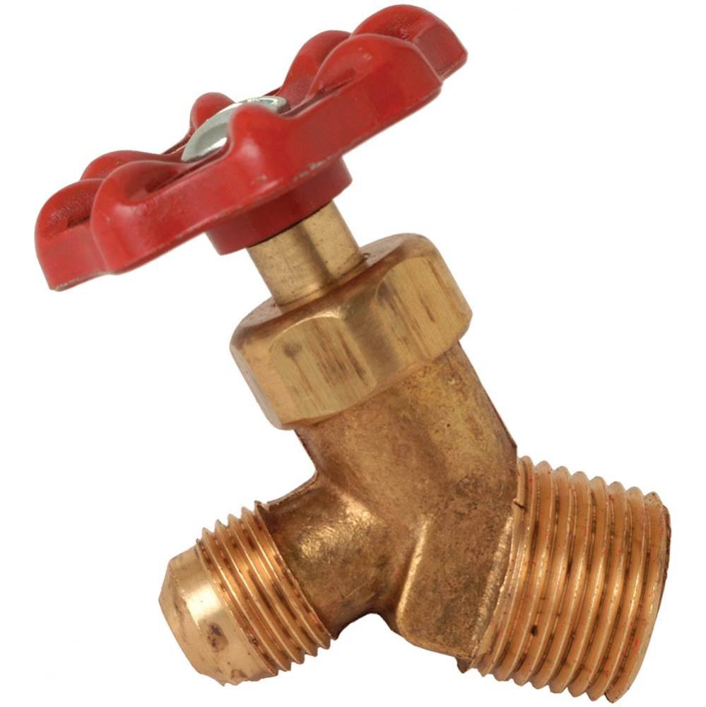 45 Degrees Oil Tank Valve, 3/8'' Od Flare X 1/2'' Mip