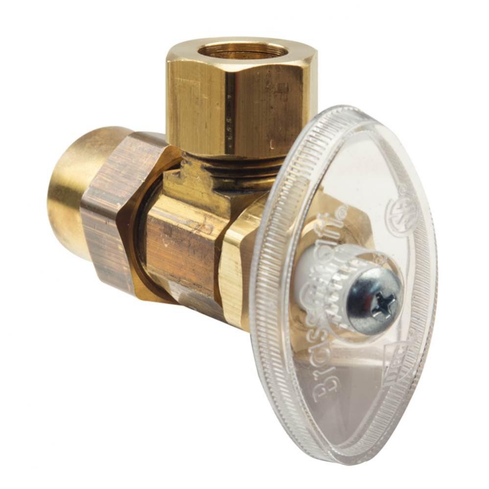 Multi-Turn Supply Stop - Straight - 1/2'' Nom Sweat X 1/2'' Od Comp