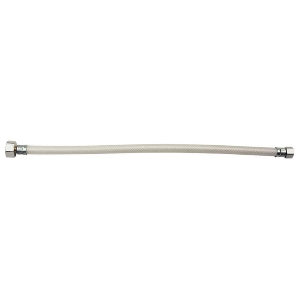Vinyl Faucet Conn. - 3/8'' Comp X 1/2'' Fip W/ Metal Nut X 16''