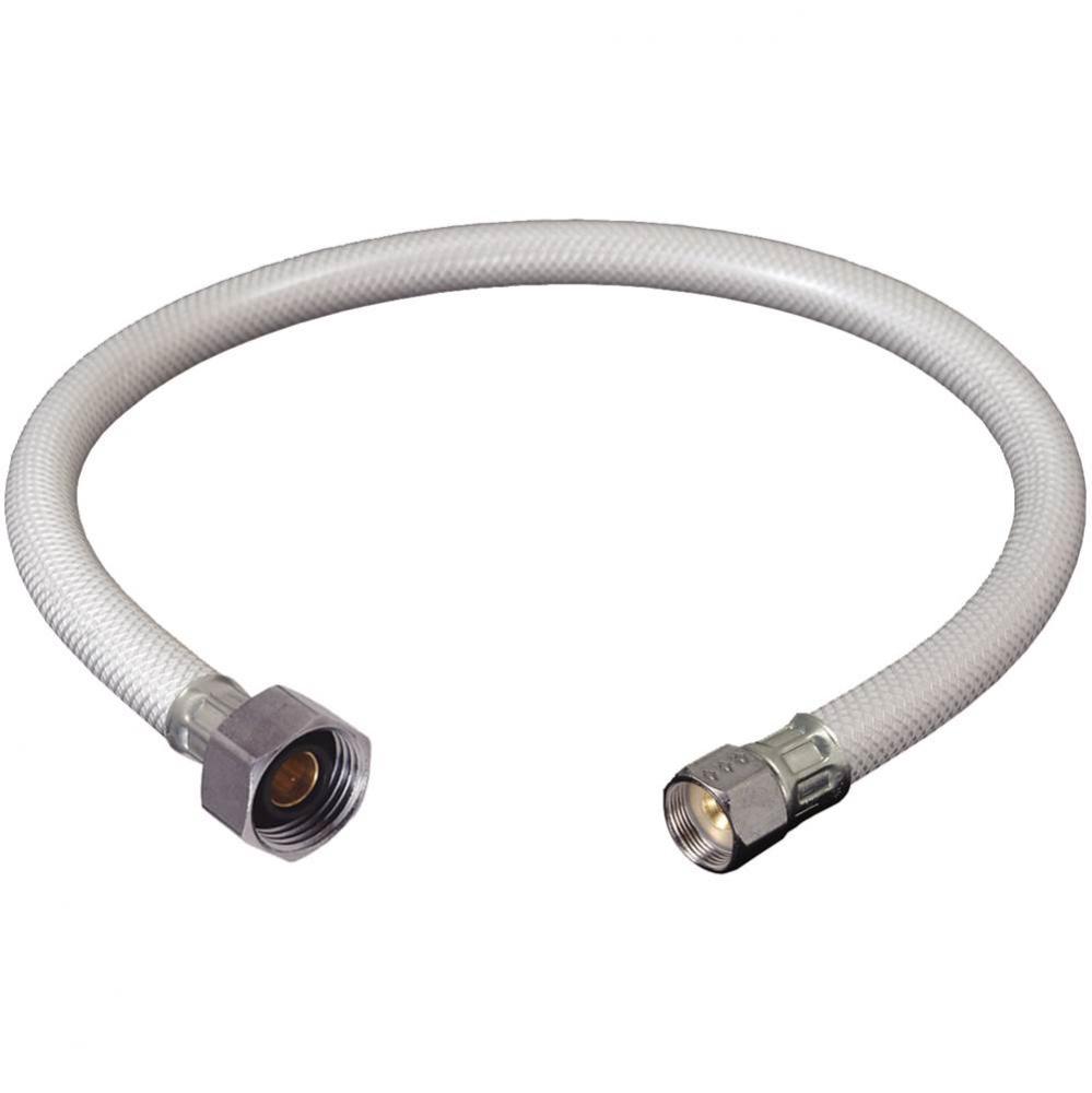 SPDI LAV 3/8FLX1/2FIPX12 W/MTL NUT FLG