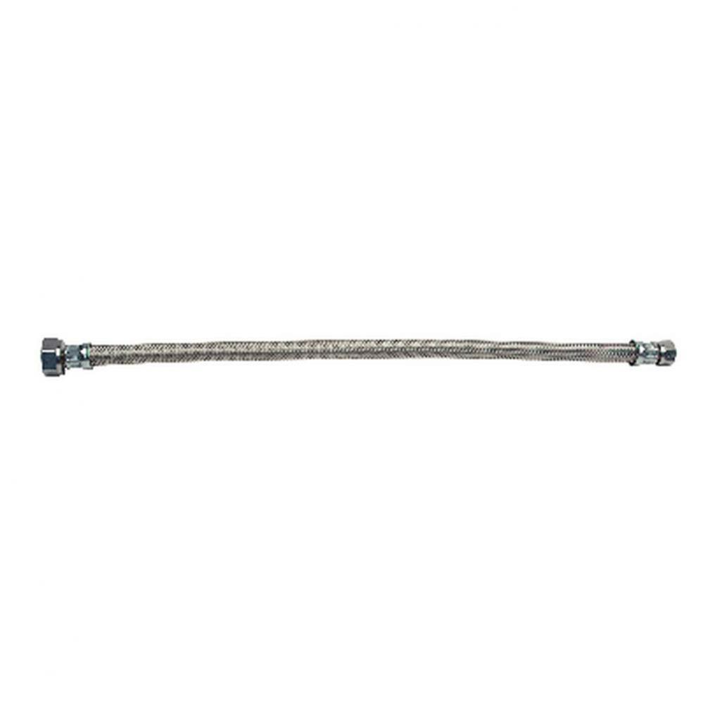 Ss Brd Faucet Conn. - 3/8'' Comp  X 1/2'' Fip  X 16''